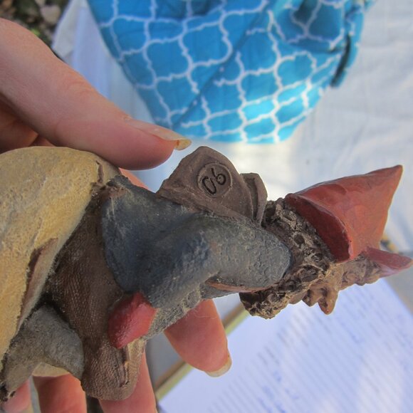 VTG 1987 TOM CLARK GNOME, SKIBO, SIGNED BY ARTIST - Picture 9 of 9